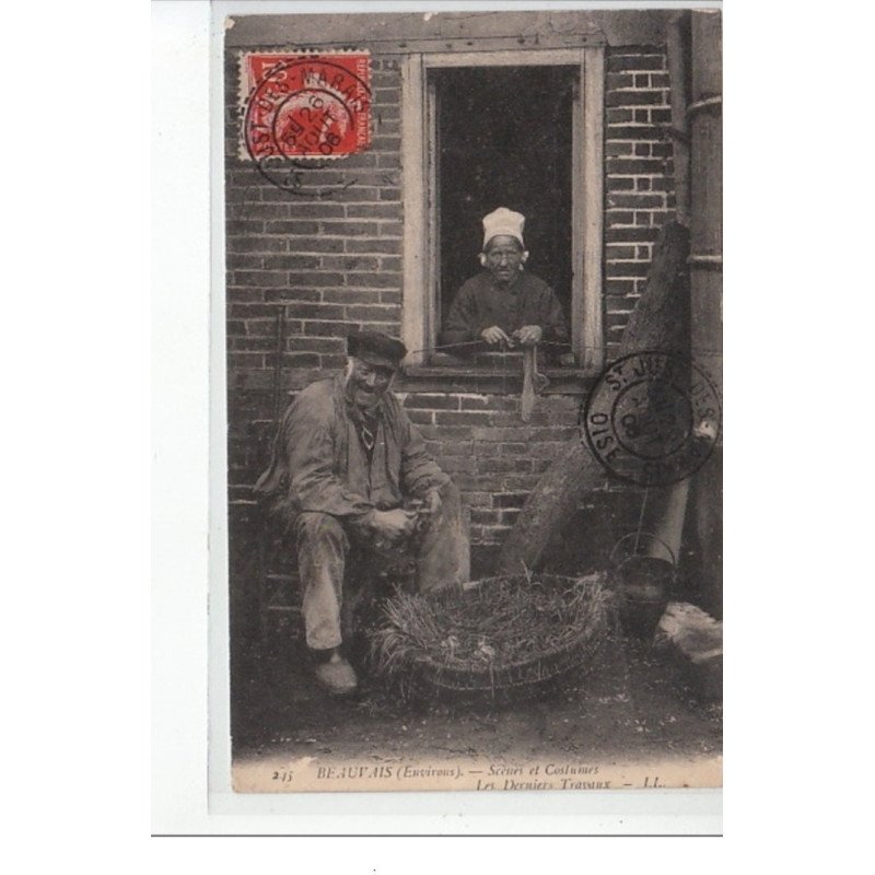 Environs de BEAUVAIS - Scènes et costumes - les derniers travaux - très bon état
