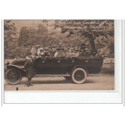 CARTE PHOTO - Départ pour GAVARNIE - Excursions du """"Petit Parisien"""" - très bon état