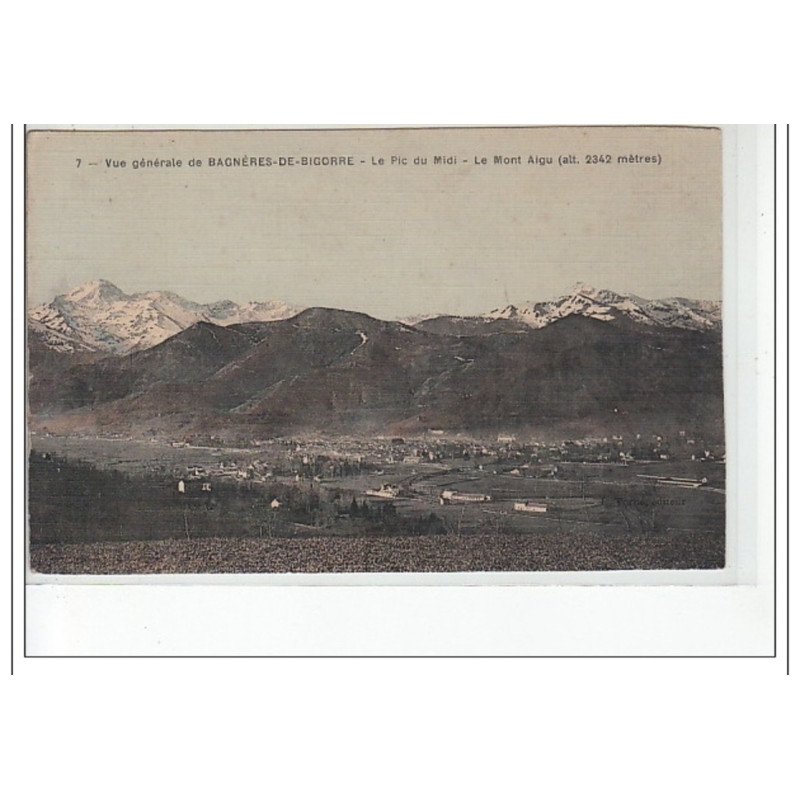BAGNERES-DE-BIGORRE - Vue générale - très bon état BAGNERES-DE-BIGORRE - Vue générale - très bon état