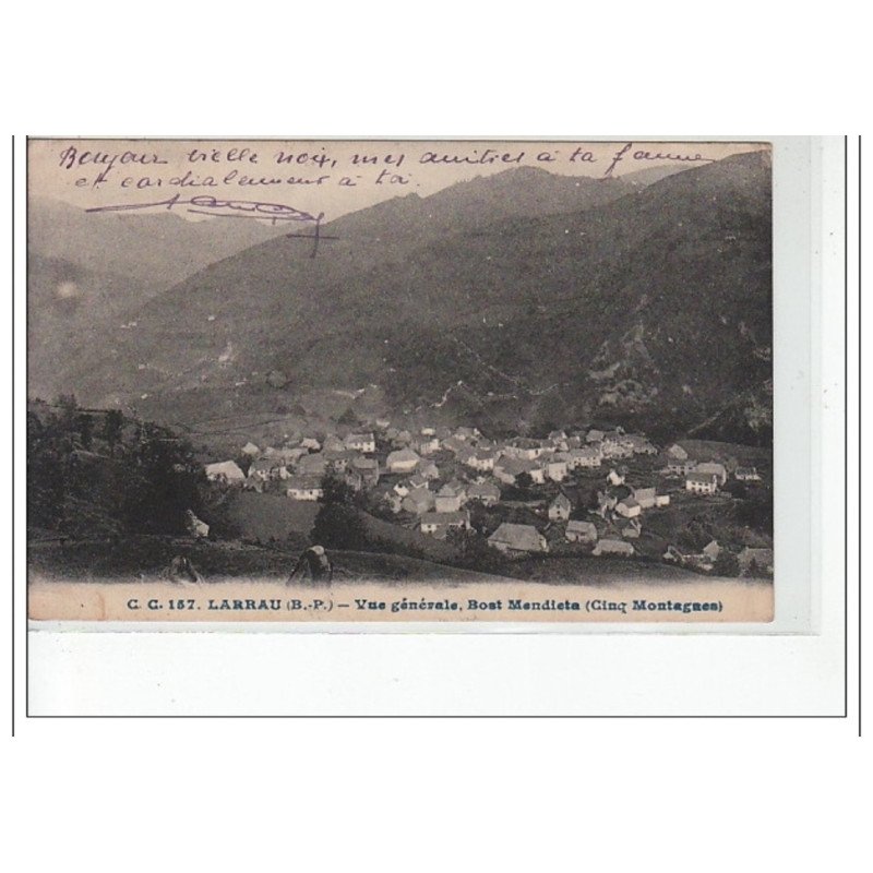 LARRAU - Vue générale, Bost Mendieta (Cinq montagnes) - très bon état