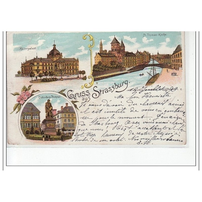 STRASBOURG - Gruss aus Strassburg - très bon état