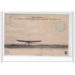 LYON - AVIATION - Aterrissage de Molon (Monoplan Blériot) - CACHET - très bon état
