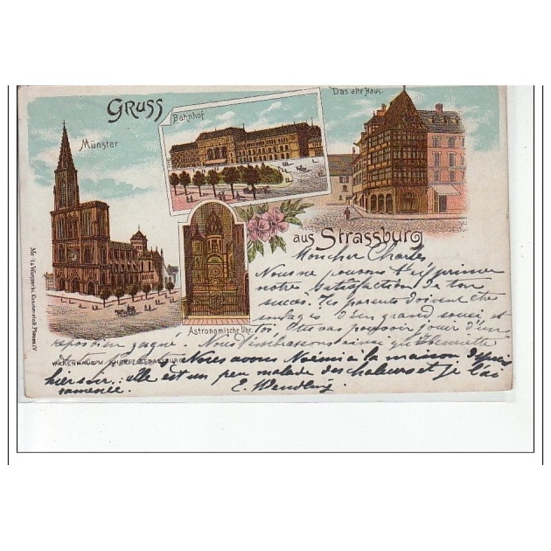 STRASBOURG - Gruss aus Strassburg - très bon état