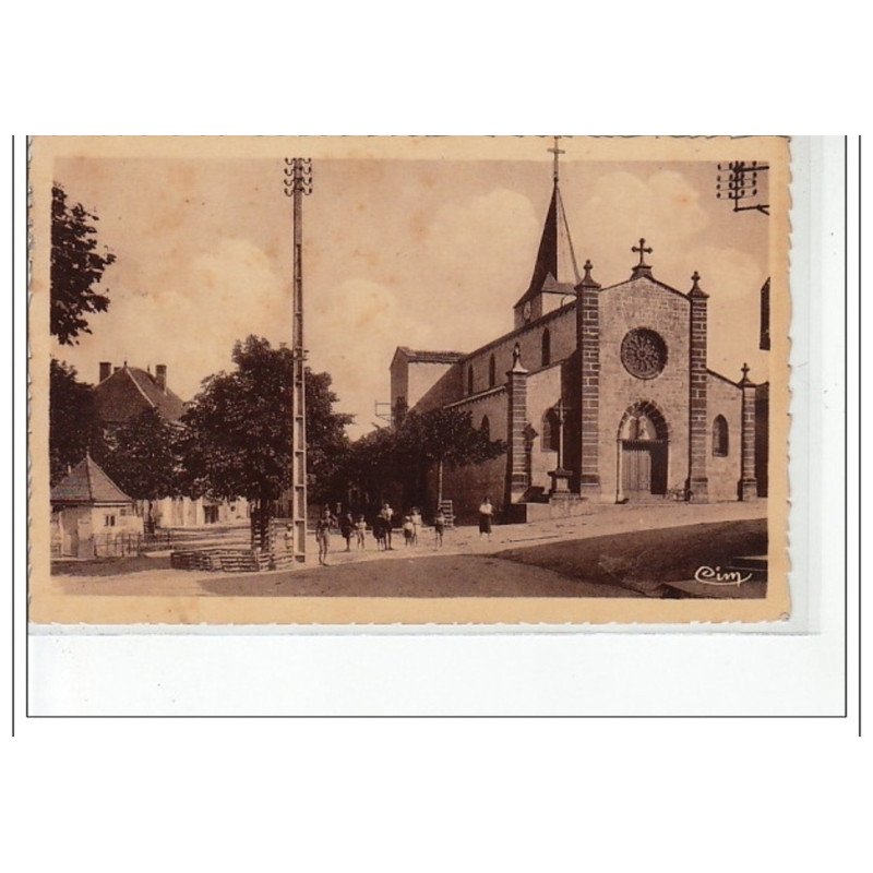 DOMPIERRE LES ORMES - Place de l'église - très bon état