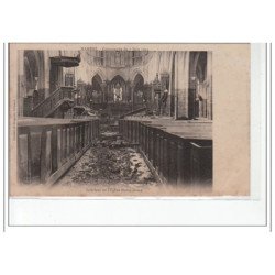 MAMERS - Catastrophe du 7 juin 1904 - Intérieur de l'église Notre-Dame - très bon état