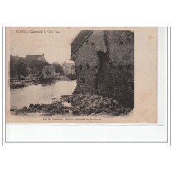 MAMERS - Catastrophe du 7 juin 1904 - Rue des Ormeaux - Maisons emportées par le courant - très bon état