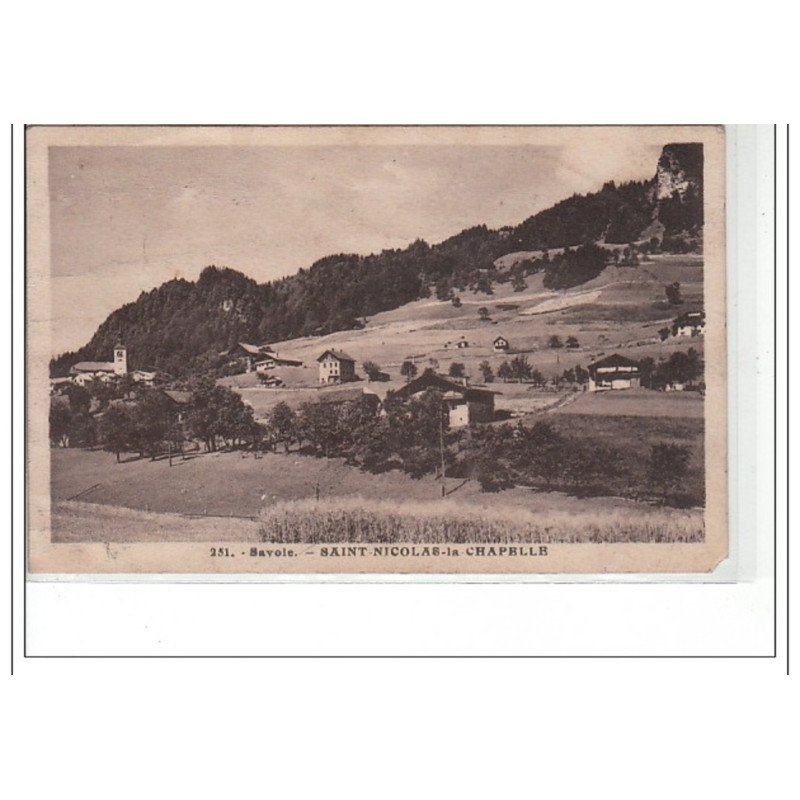 SAINT NICOLAS LA CHAPELLE - très bon état