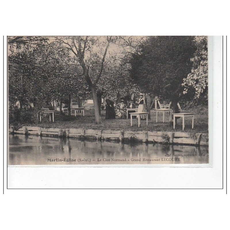 MARTIN-EGLISE - Le Clos Normand - grand Restaurant Lecourt - très bon état