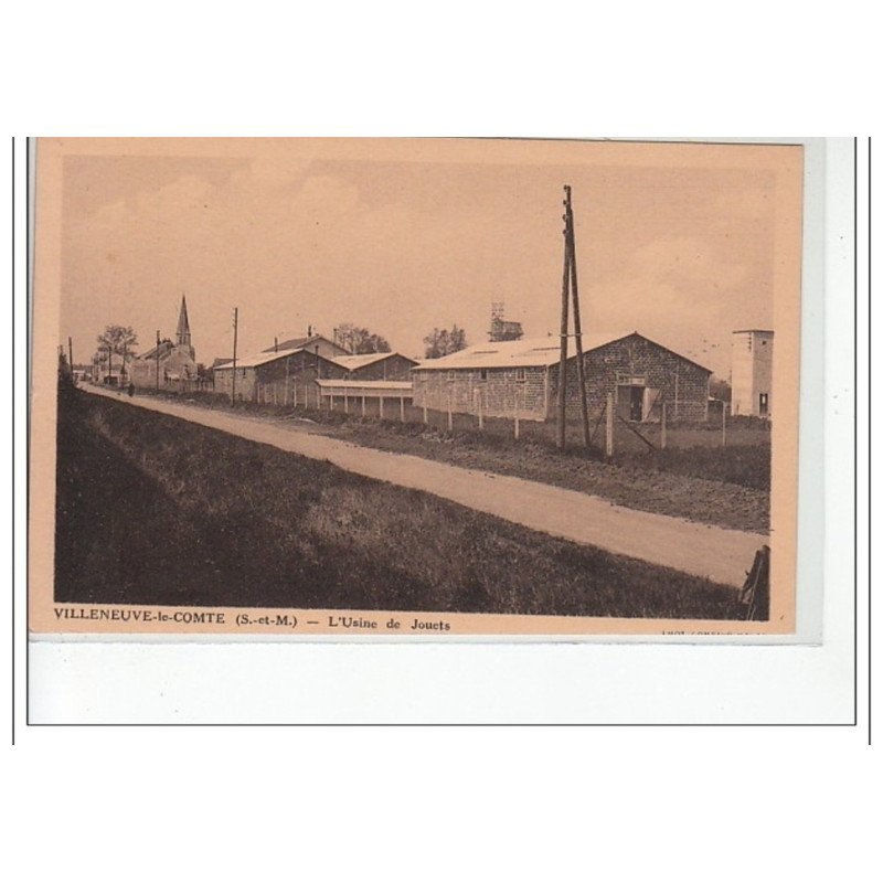 VILLENEUVE LE COMTE - L'usine de jouets - très bon état