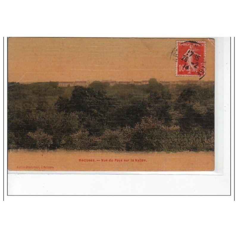 RECLOSES -  Vue du pays sur la Vallée - très bon état