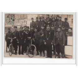 PARIS - CARTE PHOTO - Les Grèves - police - très bon état