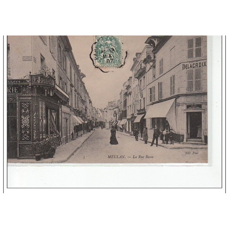 MEULAN - La Rue Basse - très bon état