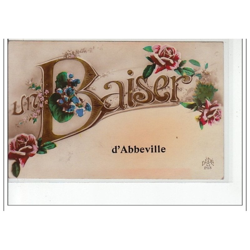 ABBEVILLE - Un baiser d'Abbeville - très bon état
