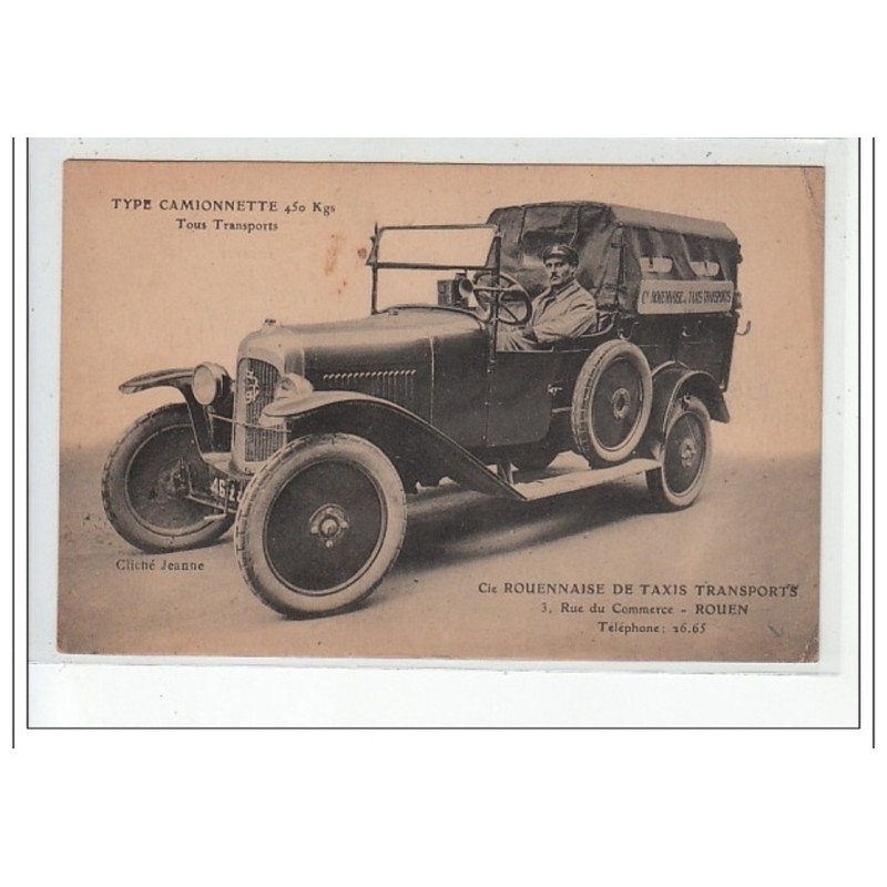 ROUEN - Type Camionette - Compagnie Rouennaise de Taxis - état