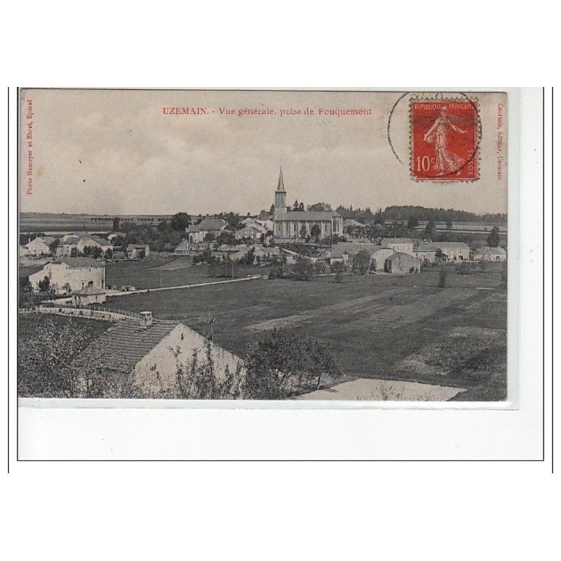 UZEMAIN - Vue générale, prise de Fouquemont - très bon état UZEMAIN - Vue générale, prise de Fouquemont - très bon état