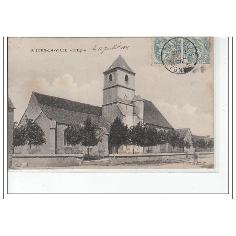 JOUX LA VILLE - L'église - très bon état