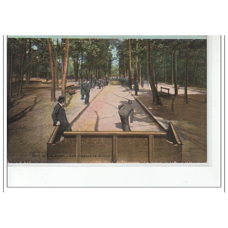 BOIS DE VINCENNES - Les joueurs de boules - très bon état BOIS DE VINCENNES - Les joueurs de boules - très bon état