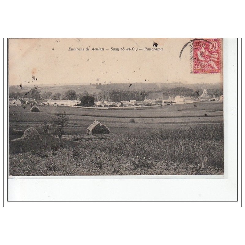 SAGY - Environs de MEULAN - Panorama - très bon état