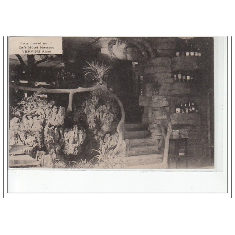 VERVINS - """"Au Cheval Noir"""" - Café Hôtel Massart - très bon état
