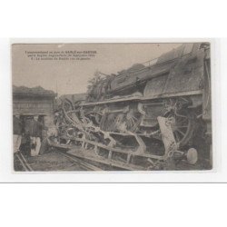 SABLE SUR SARTHE : déraillement du train en 1910 - très bon état