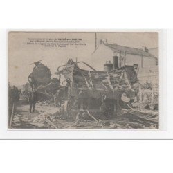 SABLE SUR SARTHE : déraillement du train en 1910 - très bon état