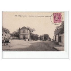 URçAY - La poste et le Monument aux Morts - très bon état
