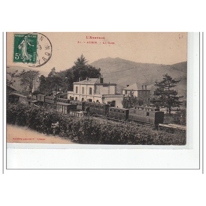 AUBIN - La gare - très bon état
