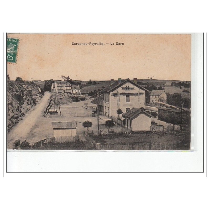 CARCENAC-PEYRALES - La gare - très bon état