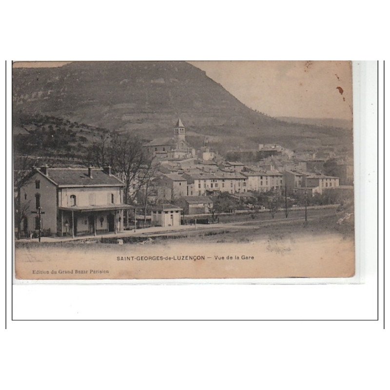 SAINT GEORGES DE LUZENçON - Vue de la Gare - très bon état