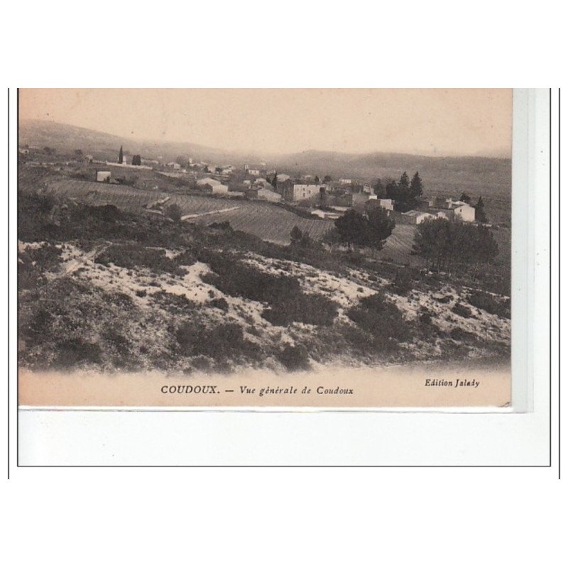 COUDOUX - Vue générale - très bon état