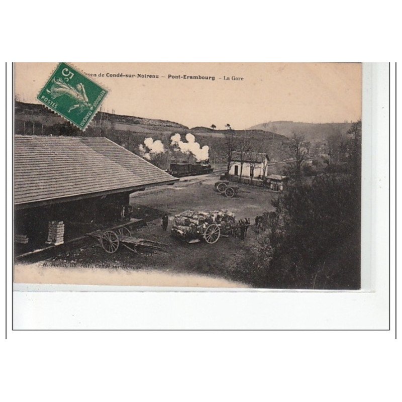 PONT-ERAMBOURG - Environs de CONDE SUR NOIREAU - La gare - très bon état