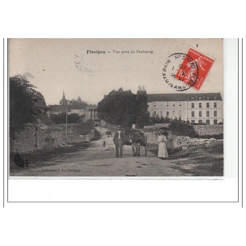 FLAVIGNY - Vue prise du faubourg - très bon état