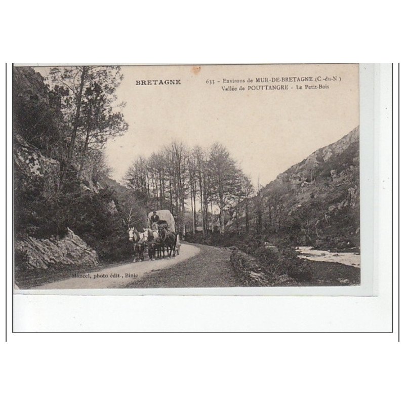 Environs de MUR DE BRETAGNE - Vallée de POUTTANGRE - Le Petit-Bois - très bon état