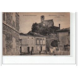 CHANTEMERLE - Le village et l'église - très bon état