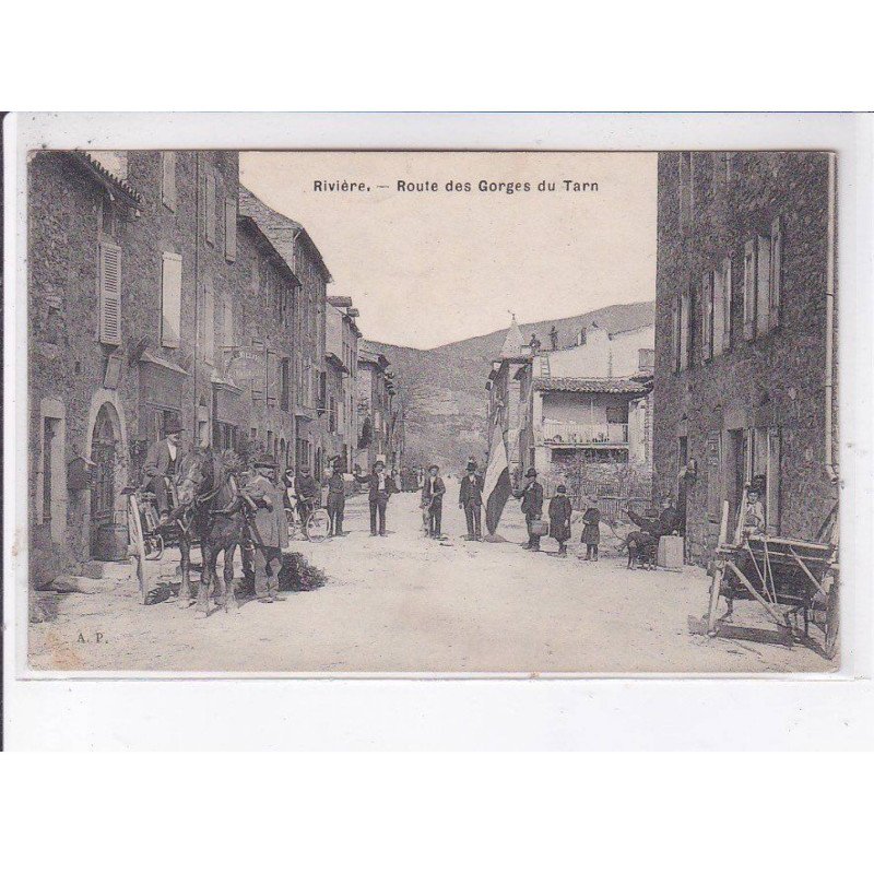 RIVIERE: route des gorges du tarn - état