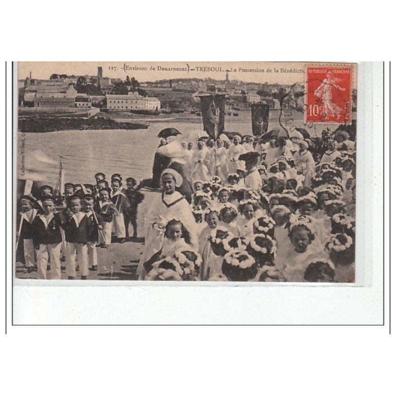 TREBOUL - Procession de la Bénédiction de la Mer - très bon état