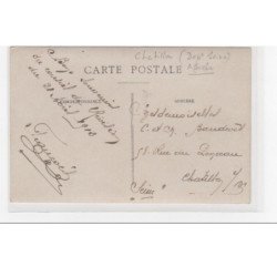CHATILLON : carte photo de conscrits - très bon état