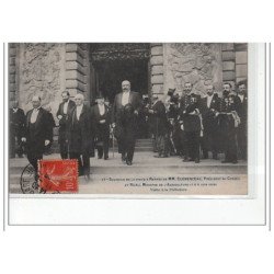 RENNES - Souvenir de la visite de MM. Clémenceau et Ruau - visite à la Préfecture 1908 - très bon état