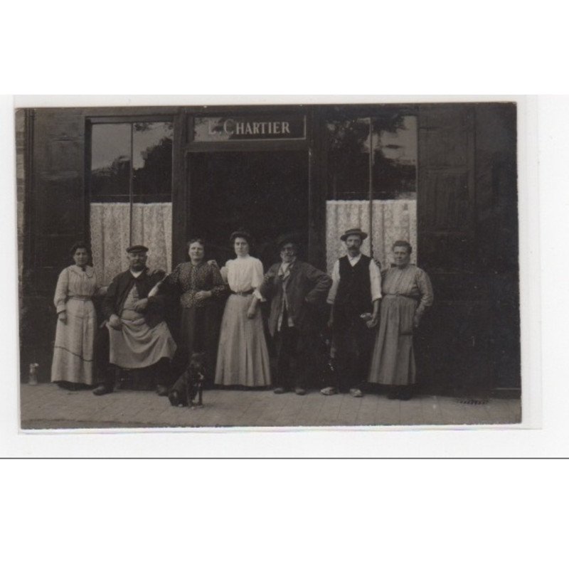 PUTEAUX : carte photo du restaurant CHARTIER - très bon état