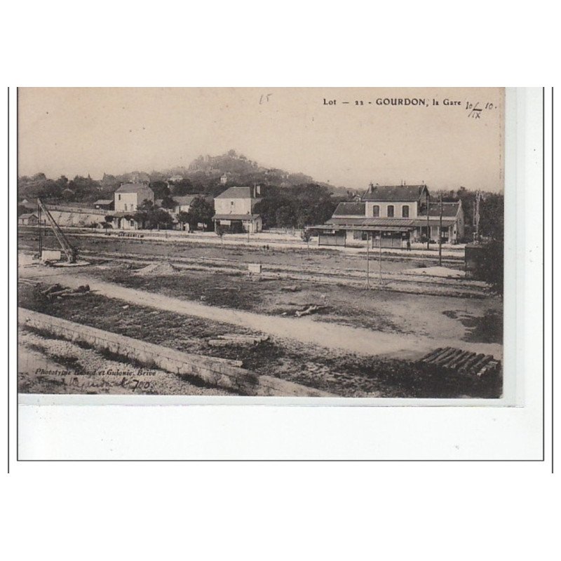 GOURDON - La gare - très bon état