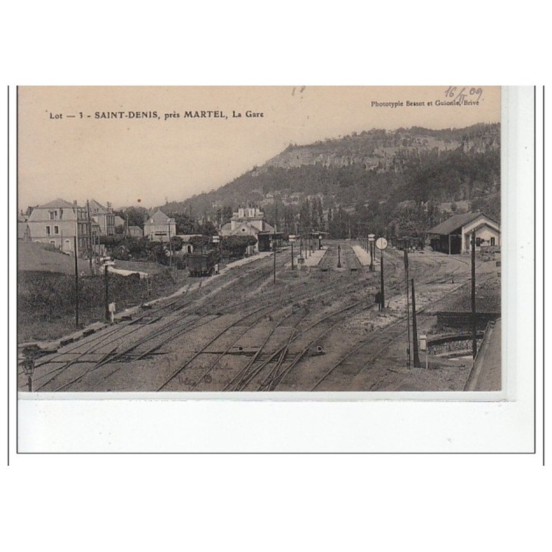 SAINT DENIS près MARTEL - La gare - très bon état