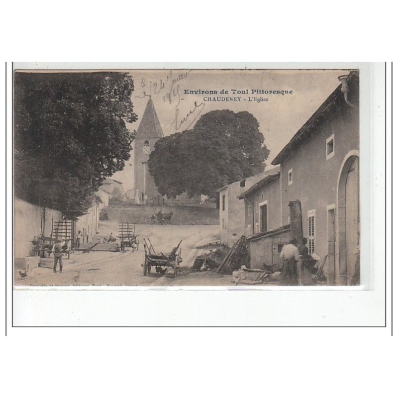 CHAUDENEY - Environs de TOUL - l'église - très bon état
