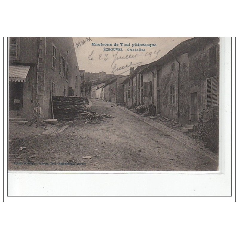 ECROUVES - Environs de TOUL - Grande Rue - très bon état