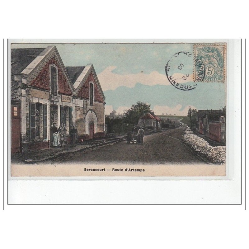 SERAUCOURT - Route d'Artemps - très bon état