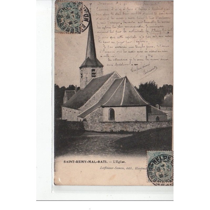 SAINT REMY MAL BATI - L'église - très bon état