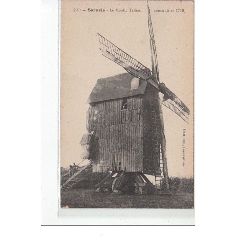 SARNOIS - Le Moulin Tellier, construit en 1716 - très bon état