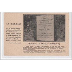 CORSE : carte irrédentiste """"la Corsica"""" hommage à Pasquale PAOLI - très bon état