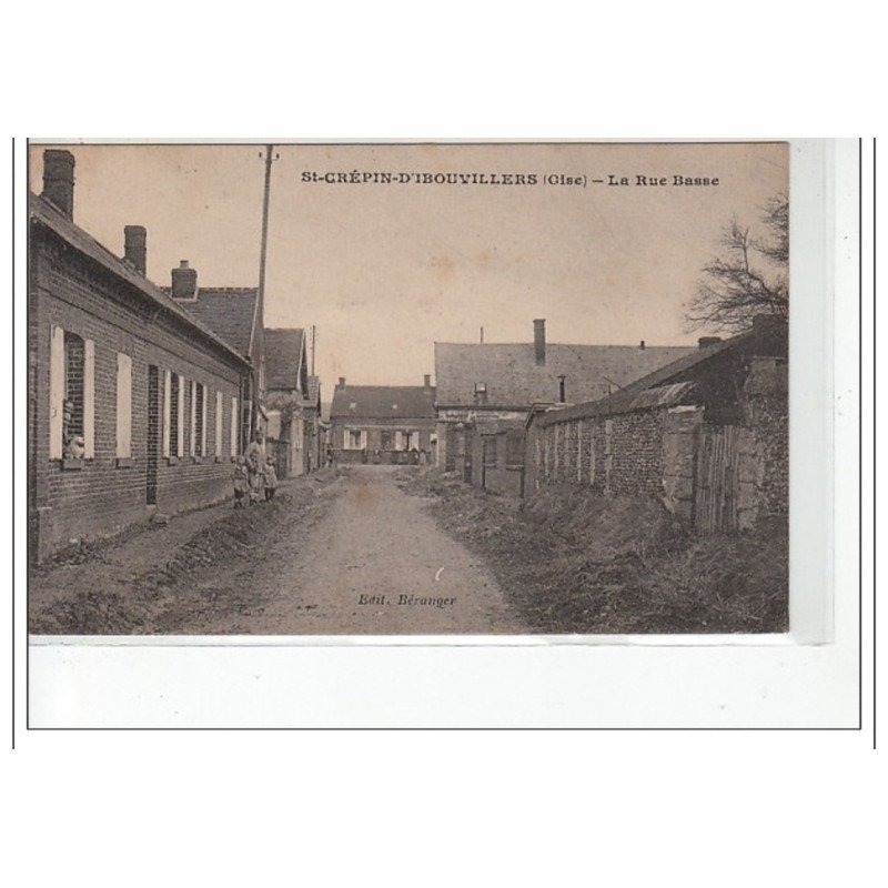 SAINT CREPIN D'IBOUVILLIERS - La Rue Basse - très bon état