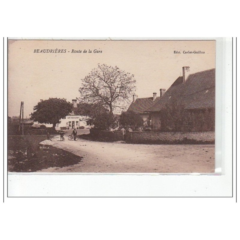 BEAUDRIERES - Route de la Gare - très bon état