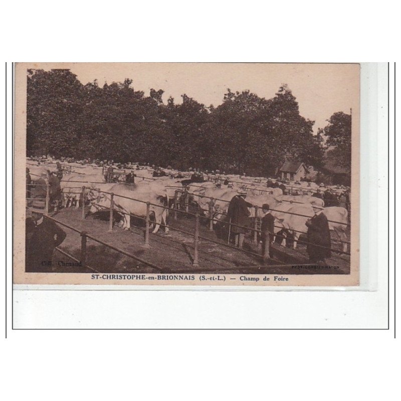 SAINT CHRISTOPHE EN BRIONNAIS - Champ de Foire - très bon état